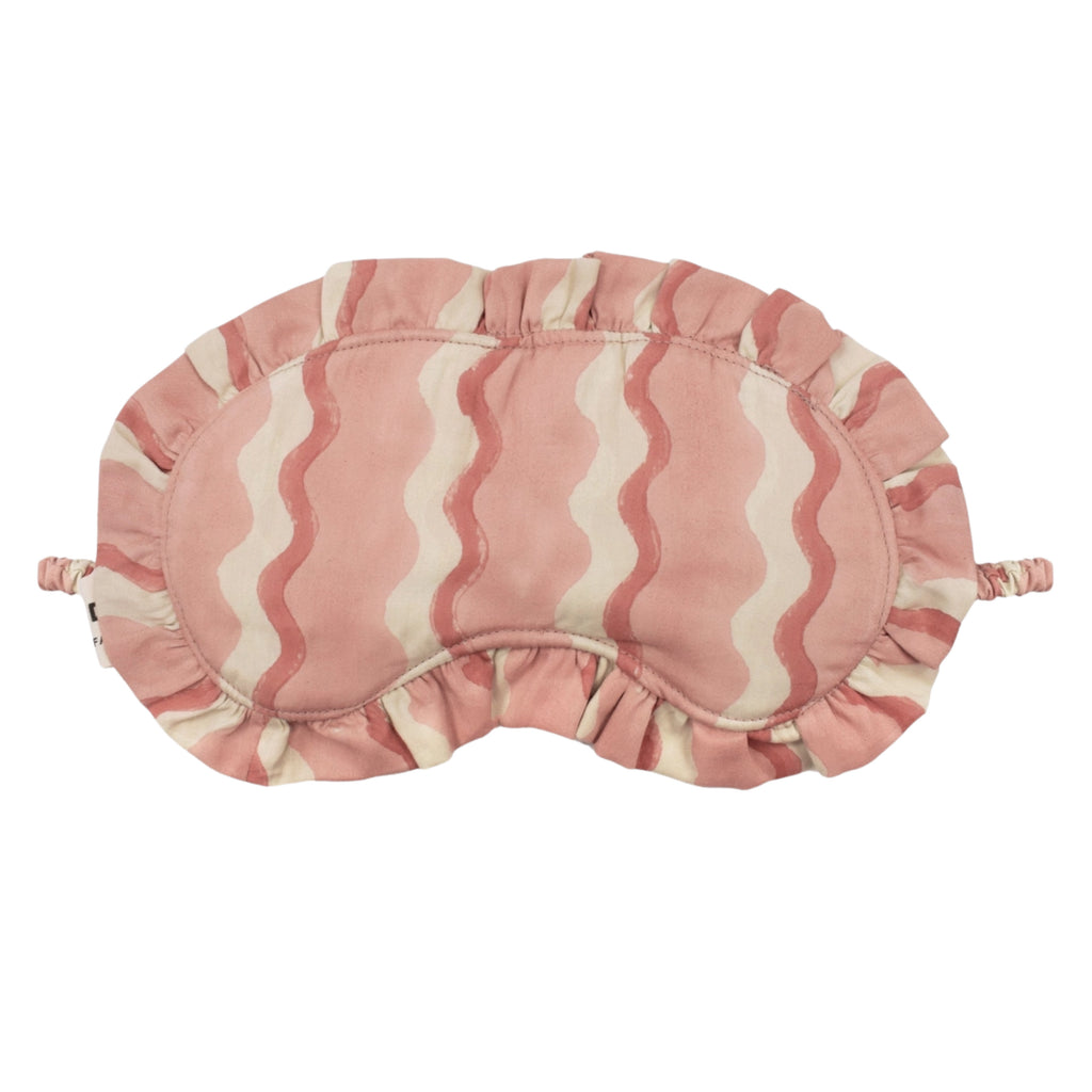 Organic Cotton Wiggle Floss Frill Eye Mask - Jo And Co Organic Cotton Wiggle Floss Frill Eye Mask - YONDER