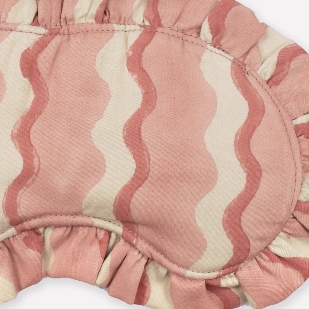 Organic Cotton Wiggle Floss Frill Eye Mask - Jo And Co Organic Cotton Wiggle Floss Frill Eye Mask - YONDER