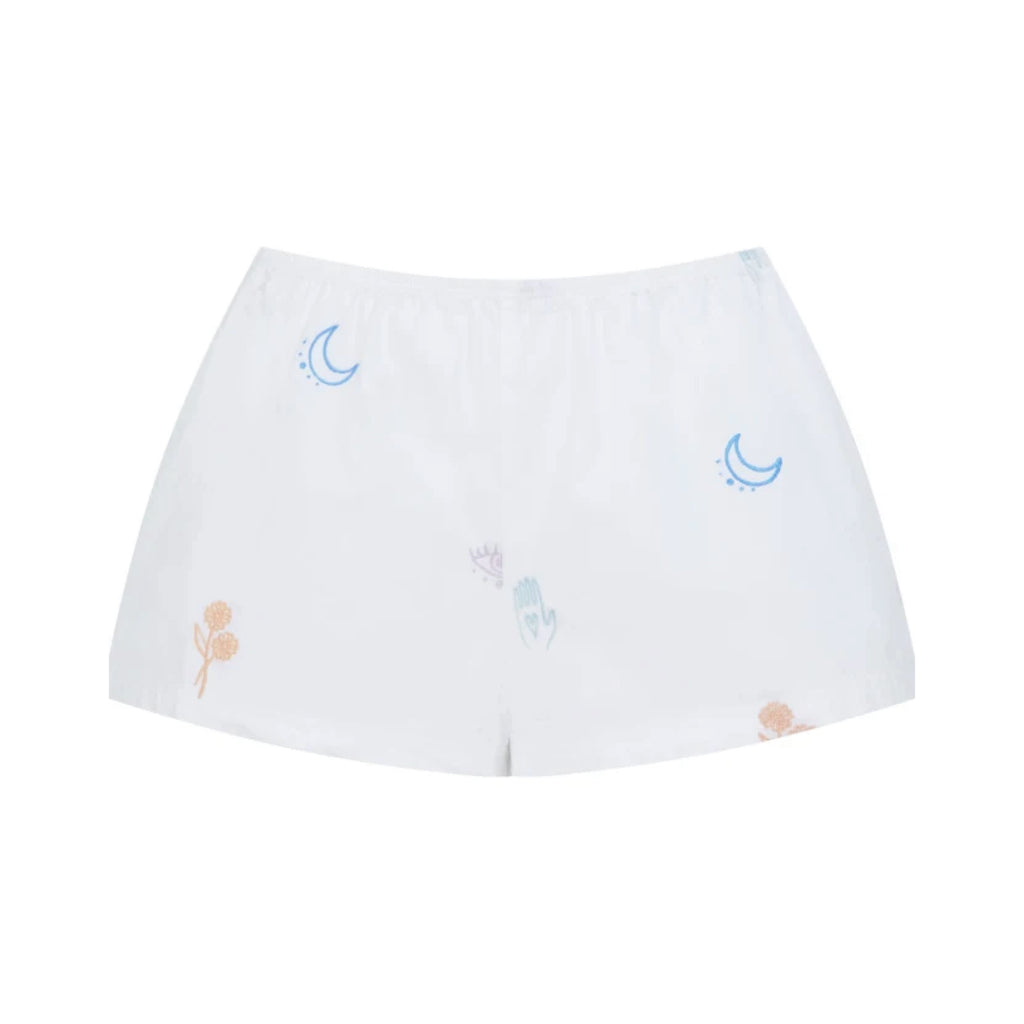 Peachaus Tsubaki Glacier White Pyjama Shorts - Jo & Co HomePeachaus Tsubaki Glacier White Pyjama ShortsPeachaus
