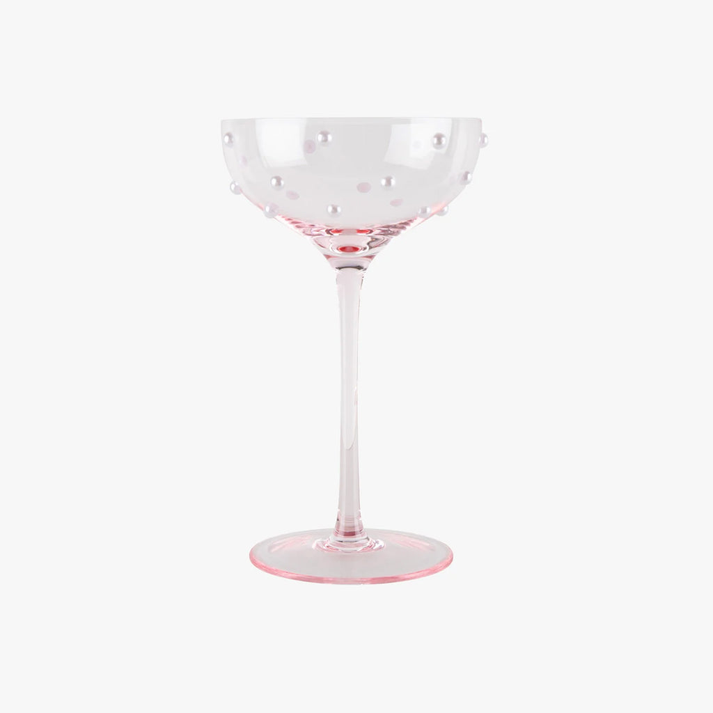 Pink Pearl Glass Coupe