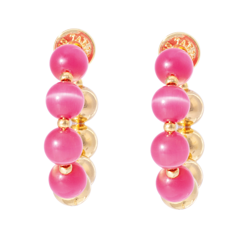 Talis Chains Pink Tokyo Earrings - Jo And Co Talis Chains Pink Tokyo Earrings - Talis Chains