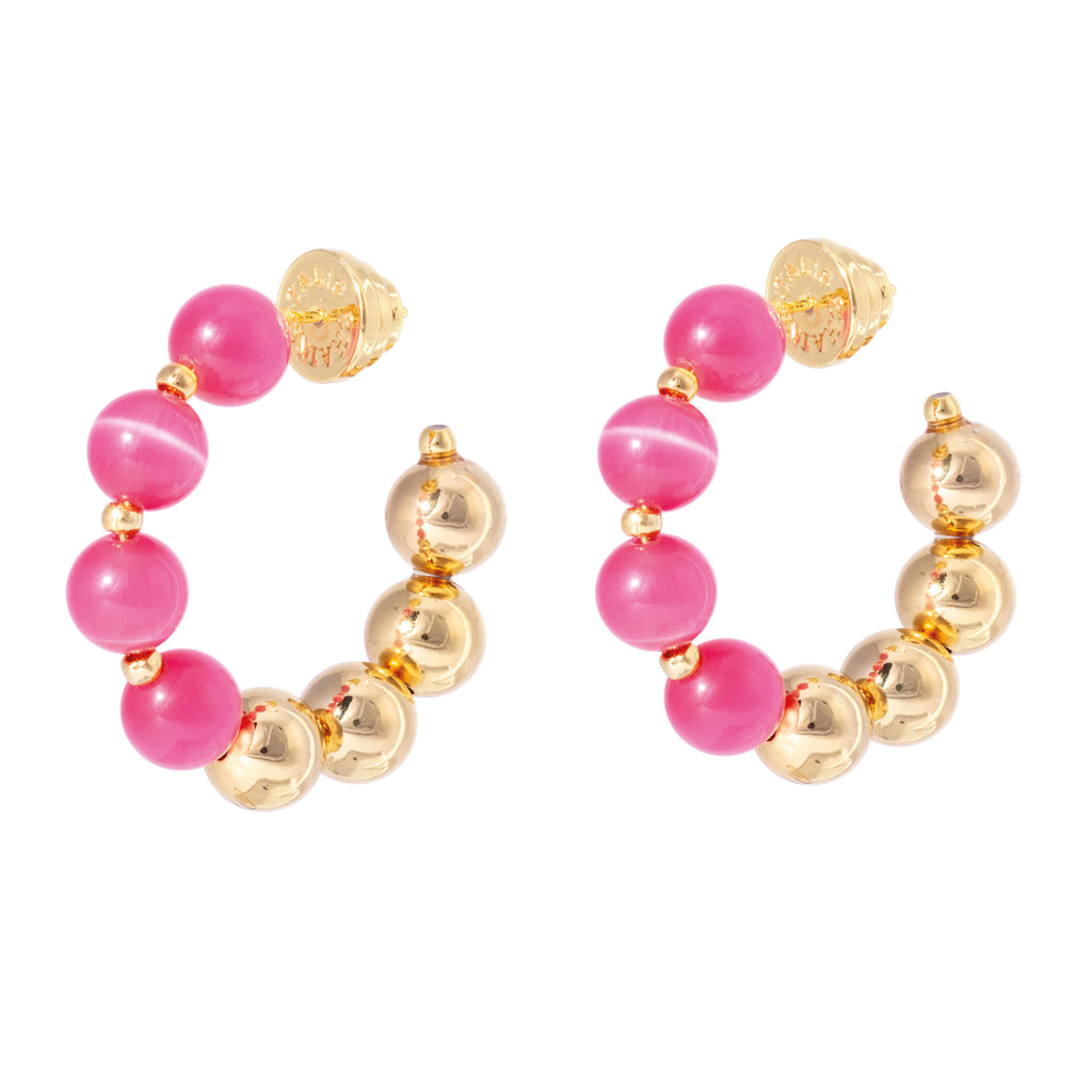 Talis Chains Pink Tokyo Earrings - Jo And Co Talis Chains Pink Tokyo Earrings - Talis Chains