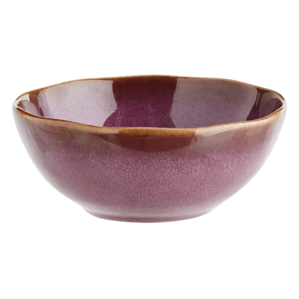 Plum purple rustic ceramic bowl.
Plum Stoneware Bowl - Jo And Co Plum Stoneware Bowl