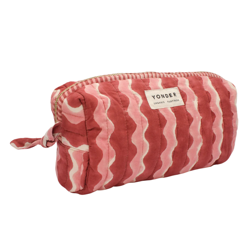Quilted Whirly Jam Wash Bag - Jo And Co Quilted Whirly Jam Wash Bag - YONDER