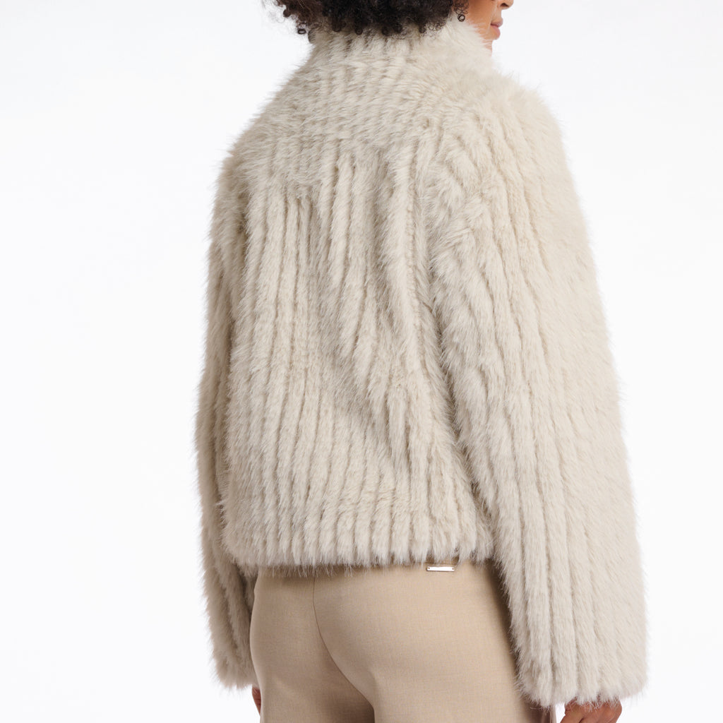 Short faux fur jacket.
Rino & Pelle Birch Faith Jacket - Jo And Co Rino & Pelle Birch Faith Jacket - Rino & Pelle