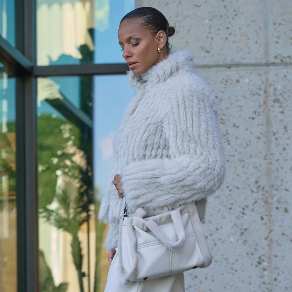 Short faux fur jacket.
Rino & Pelle Birch Faith Jacket - Jo And Co Rino & Pelle Birch Faith Jacket - Rino & Pelle