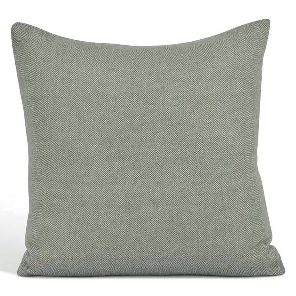 Sage Wool Herringbone Cushion 60x60cm.
Sage Wool Stockwell Herringbone Cushion - Jo And Co Sage Wool Stockwell Herringbone Cushion