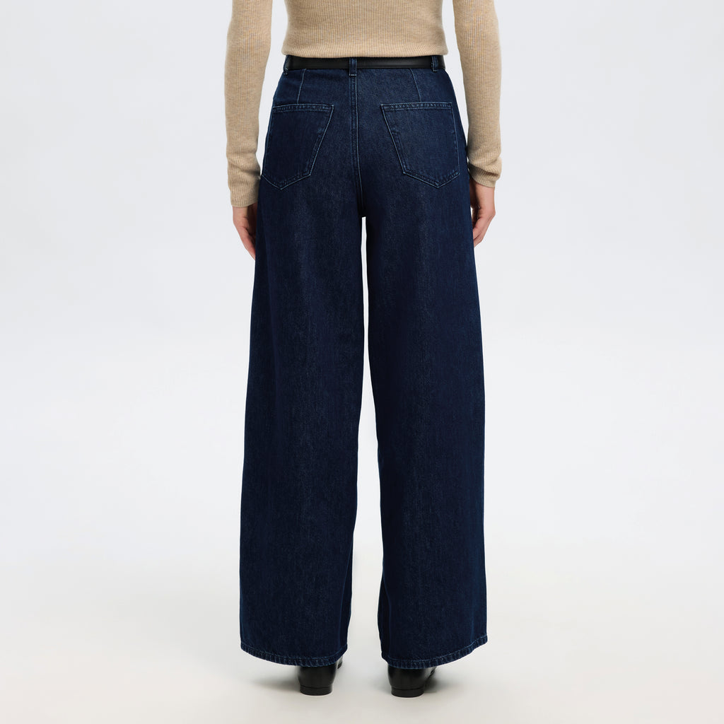 Selected Femme Extra Wide Mella-Bora High Waist Jeans - Jo And Co Selected Femme Extra Wide Mella-Bora High Waist Jeans - Selected Femme