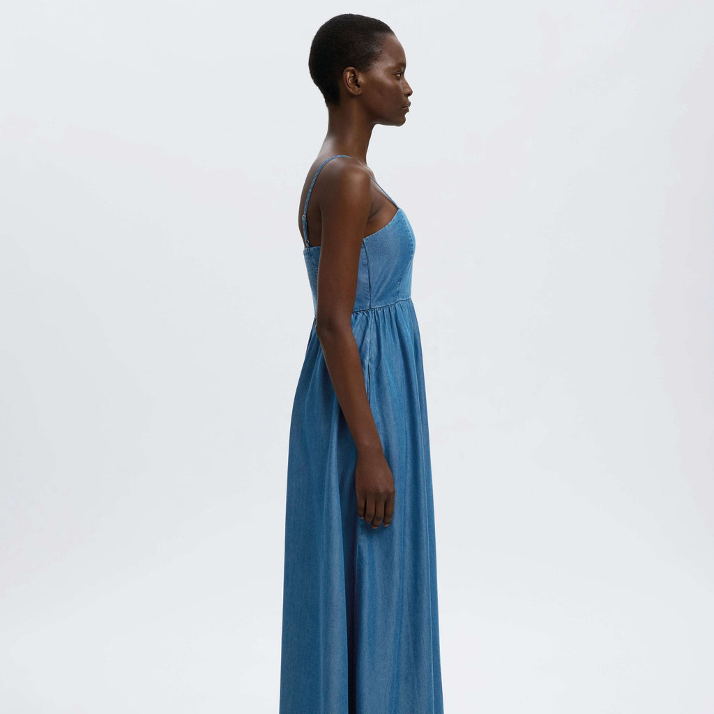 selected femme denim dress Medium Blue Denim Janna Dress