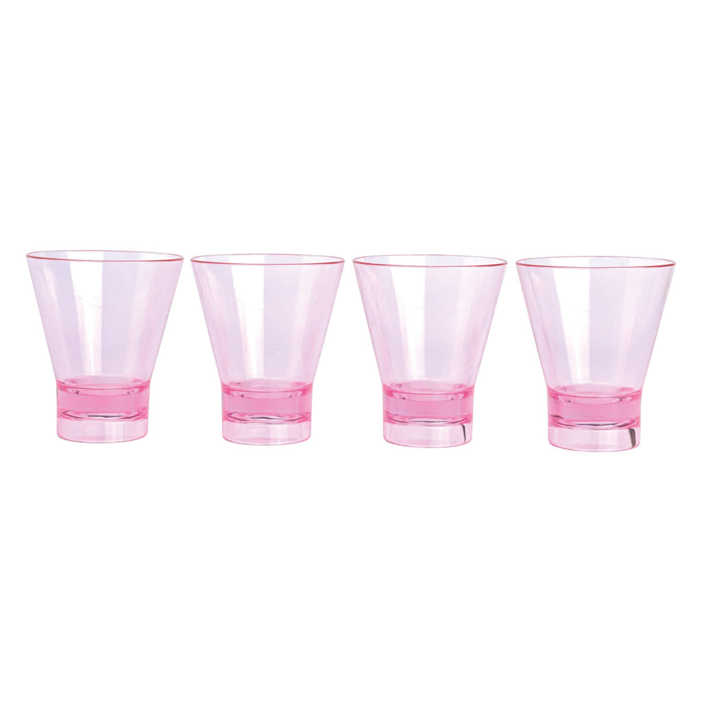Set of 4 Lilac Gilda Tumblers - Jo And Co Lilac Gilda Set of 4 Tumblers - Designworks Ink