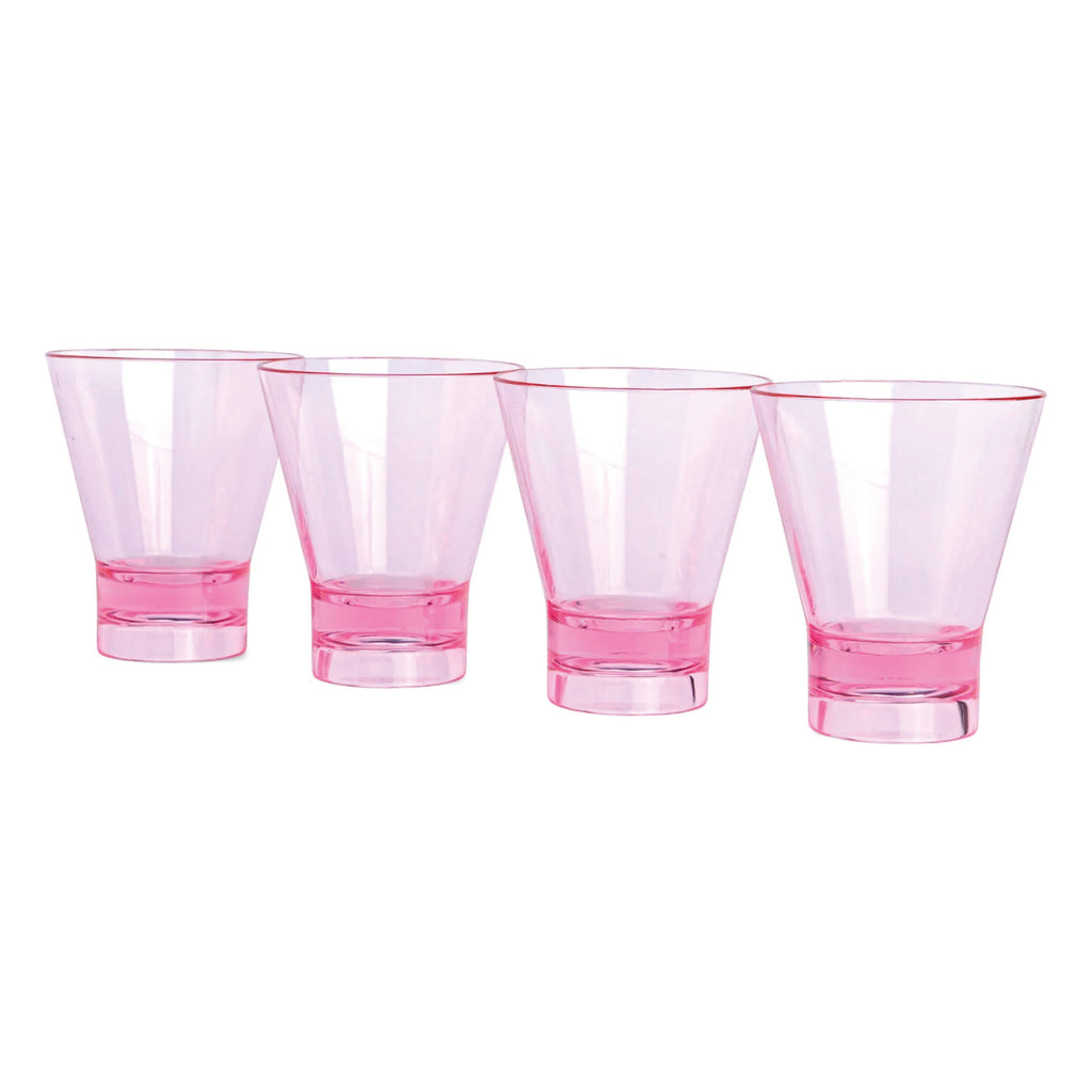 Set of 4 Lilac Gilda Tumblers - Jo And Co Lilac Gilda Set of 4 Tumblers - Designworks Ink