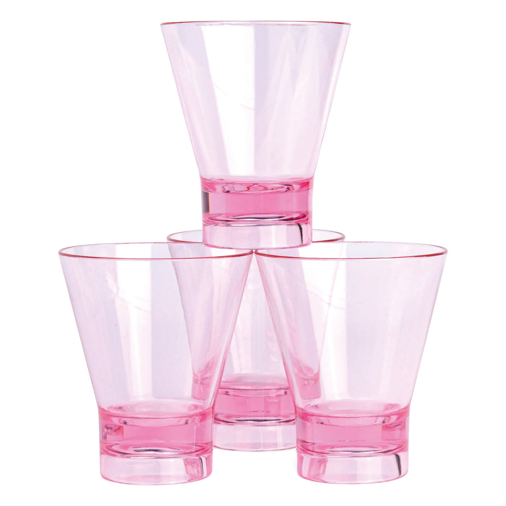 Set of 4 Lilac Gilda Tumblers - Jo And Co Lilac Gilda Set of 4 Tumblers - Designworks Ink