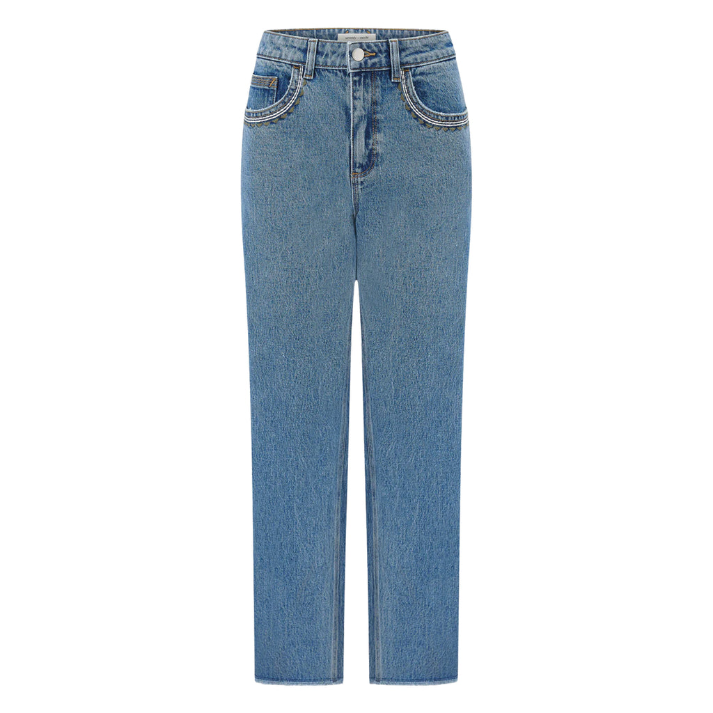 Light blue slim straight leg jeans.
Seventy + Mochi Rodeo Vintage Cara Jeans - Jo And Co Seventy + Mochi Rodeo Vintage Cara Jeans - Seventy + Mochi