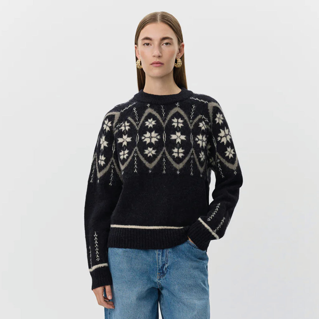 Sofie Schnoor Black Aina Sweater - Jo And Co Sofie Schnoor Black Aina Sweater - Sofie Schnoor 