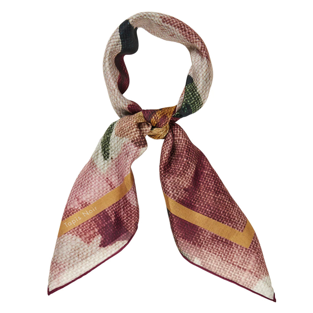 Tapis Noir Light Dusty Bloom Scarf - Jo And Co Tapis Noir Light Dusty Bloom Scarf - Tapis Noir