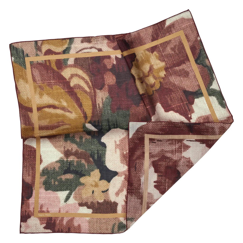 Tapis Noir Light Dusty Bloom Scarf - Jo And Co Tapis Noir Light Dusty Bloom Scarf - Tapis Noir