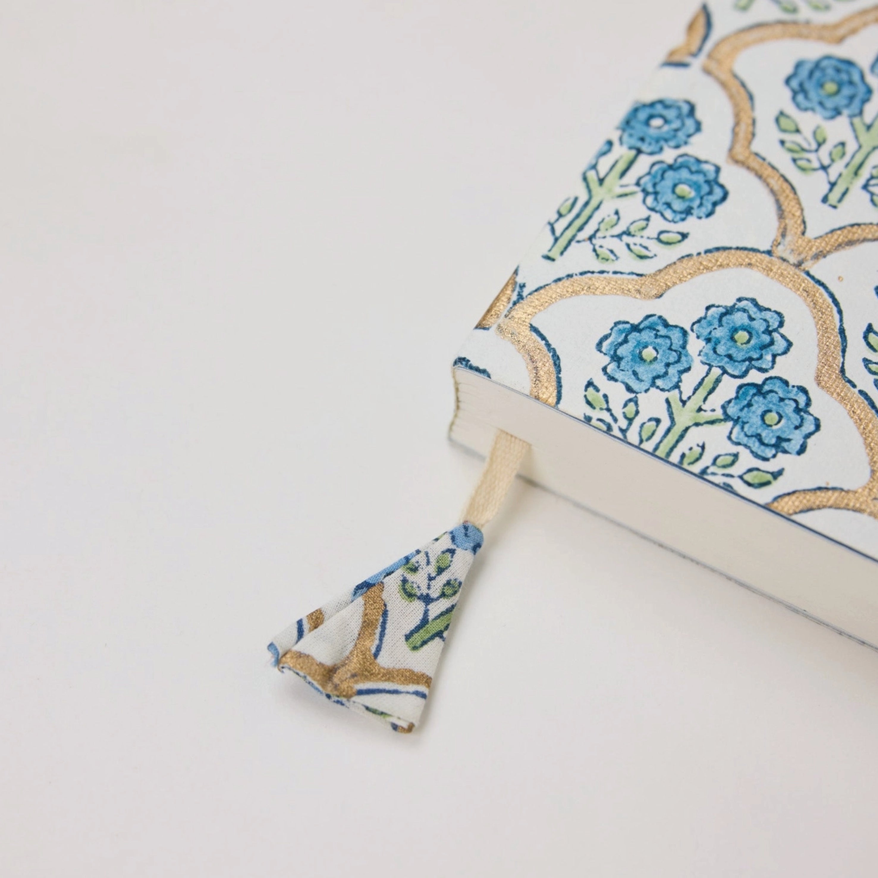 Trellis Indigo Block Printed Ruled Notebook Paper Mirchi – Jo & Co Home