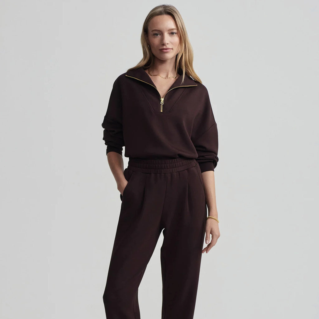 Varley Coffee Bean Rolled Cuff Pants - Jo And Co Varley Coffee Bean Rolled Cuff Pants - Varley