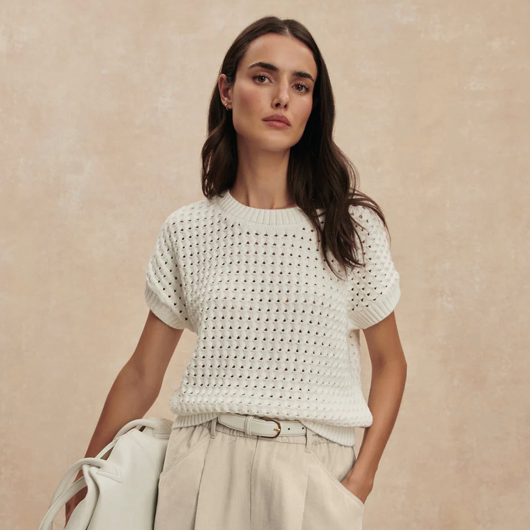 Varley Snow White Denny Knit Top – Jo & Co Home