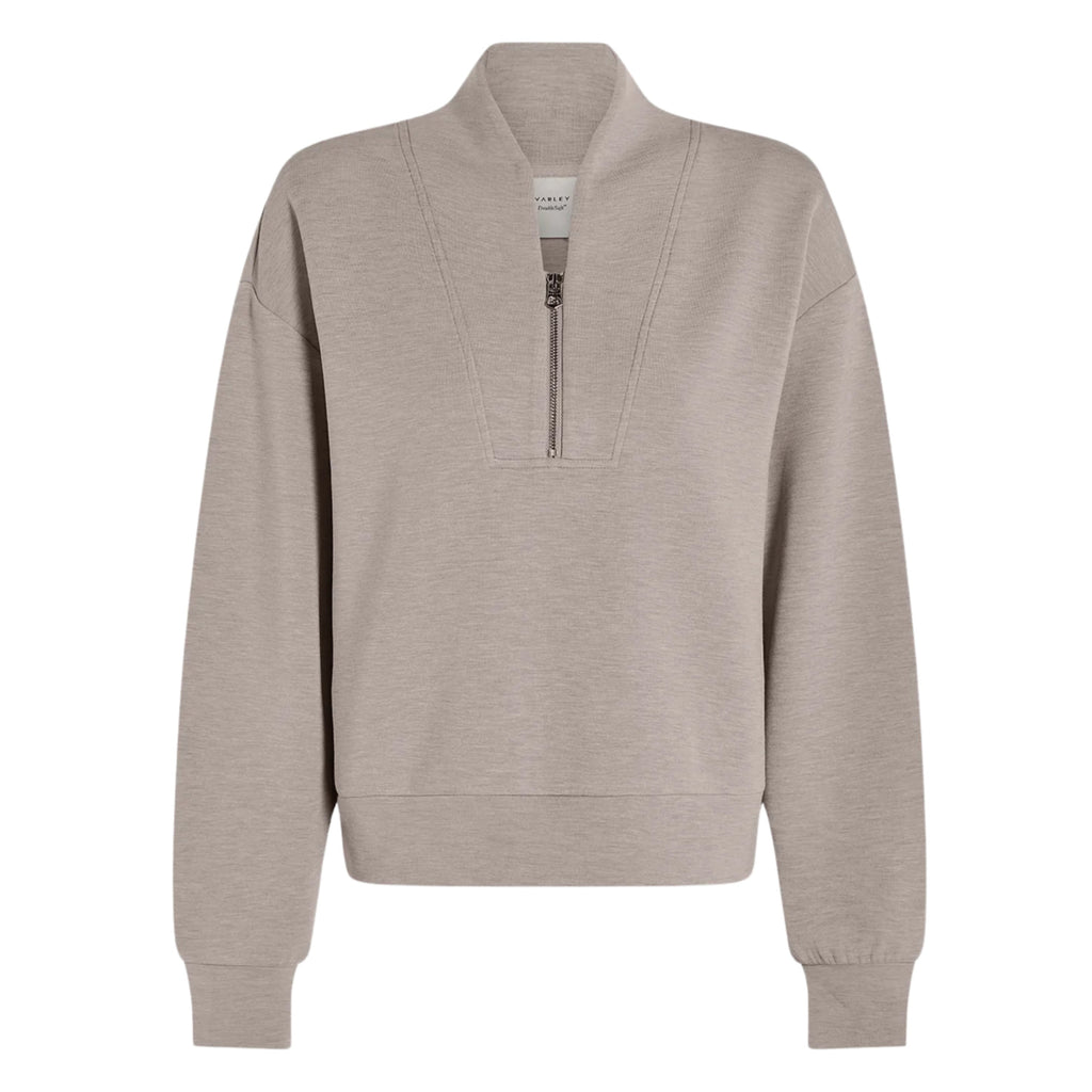 Varley Taupe Marl Davidson Sweat - Jo And Co Varley Taupe Marl Davidson Sweat - Varley