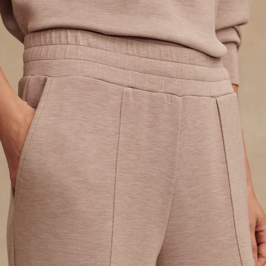 Varley Taupe Marl Wide Leg Pants - Jo And Co Varley Taupe Marl Wide Leg Pants - Varley