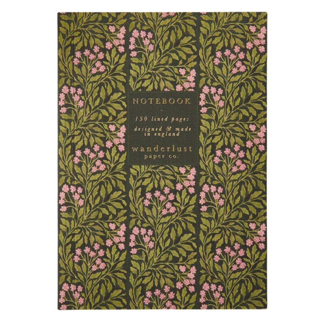 A5 Wanderlust Paper Co Green Flora Notebook with embossed floral cover and 150 lined pages.
Wanderlust Paper Co Green Flora Notebook - Jo And Co Wanderlust Paper Co Green Flora Notebook - Wanderlust Paper Co