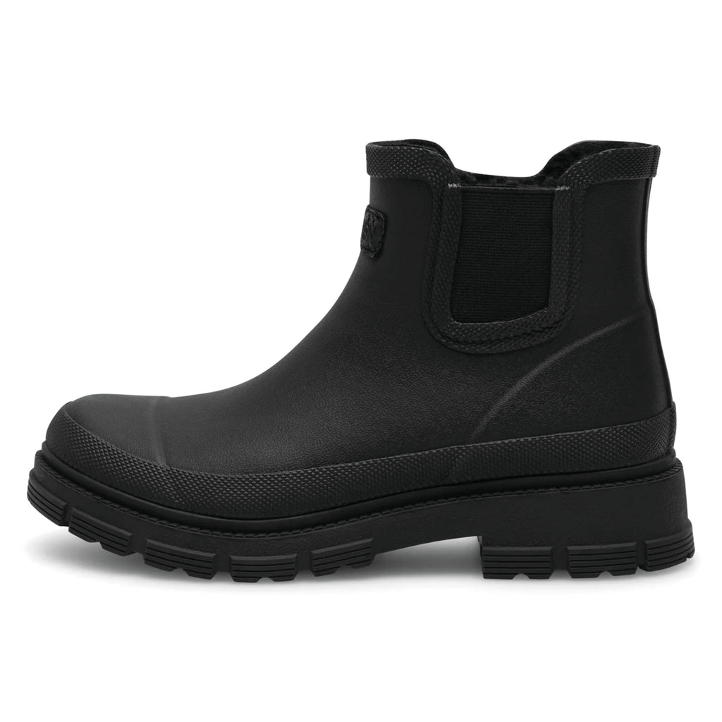 Woden Black Liv Warm Waterproof Rubber Boots - Jo And Co Woden Black Liv Warm Waterproof Rubber Boots - Woden
