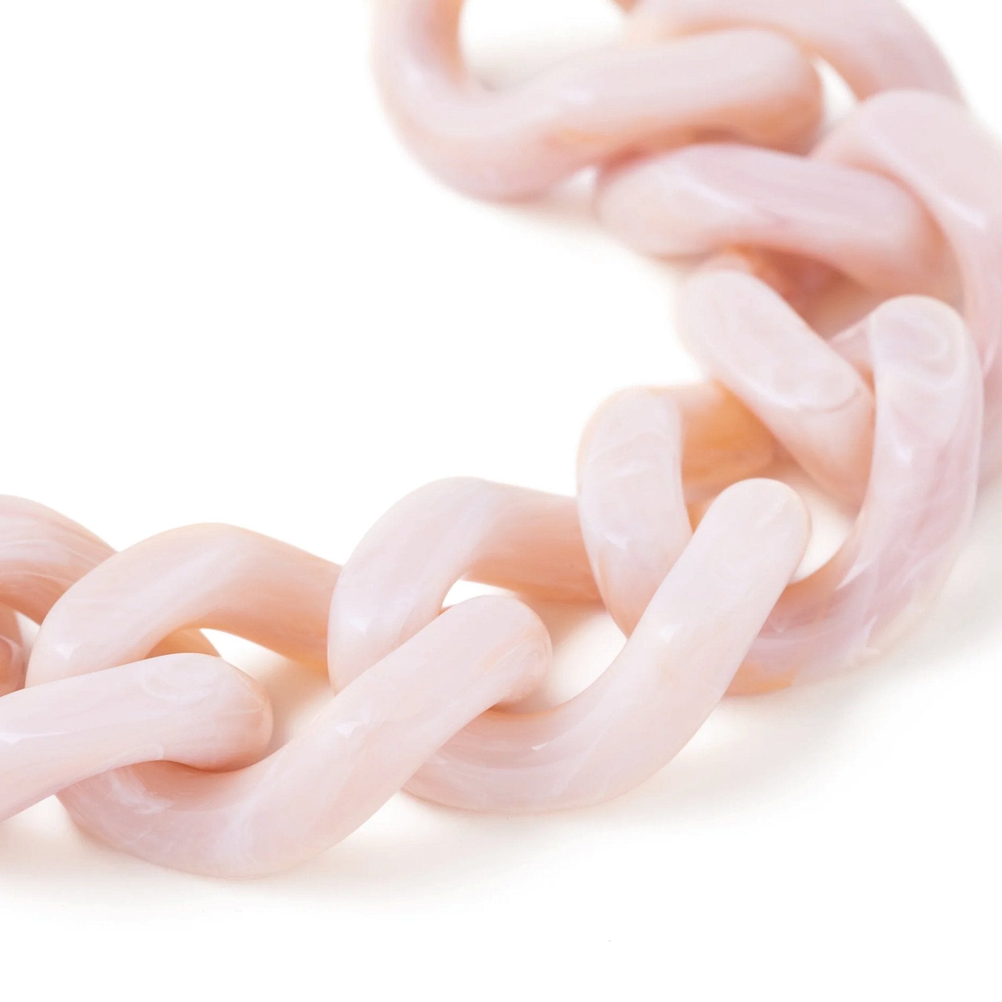 Vanessa Baroni Ivory Rose Marble Mini Flat Chain Bracelet – Jo & Co Home