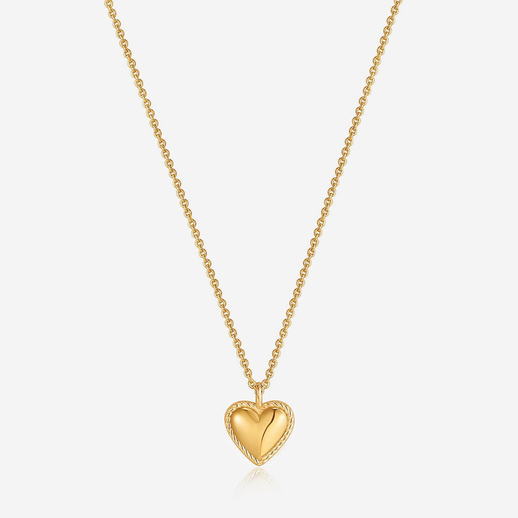 Ania Haie Gold Rope Heart Pendant Necklace - Jo & Co HomeAnia Haie Gold Rope Heart Pendant NecklaceAnia Haie