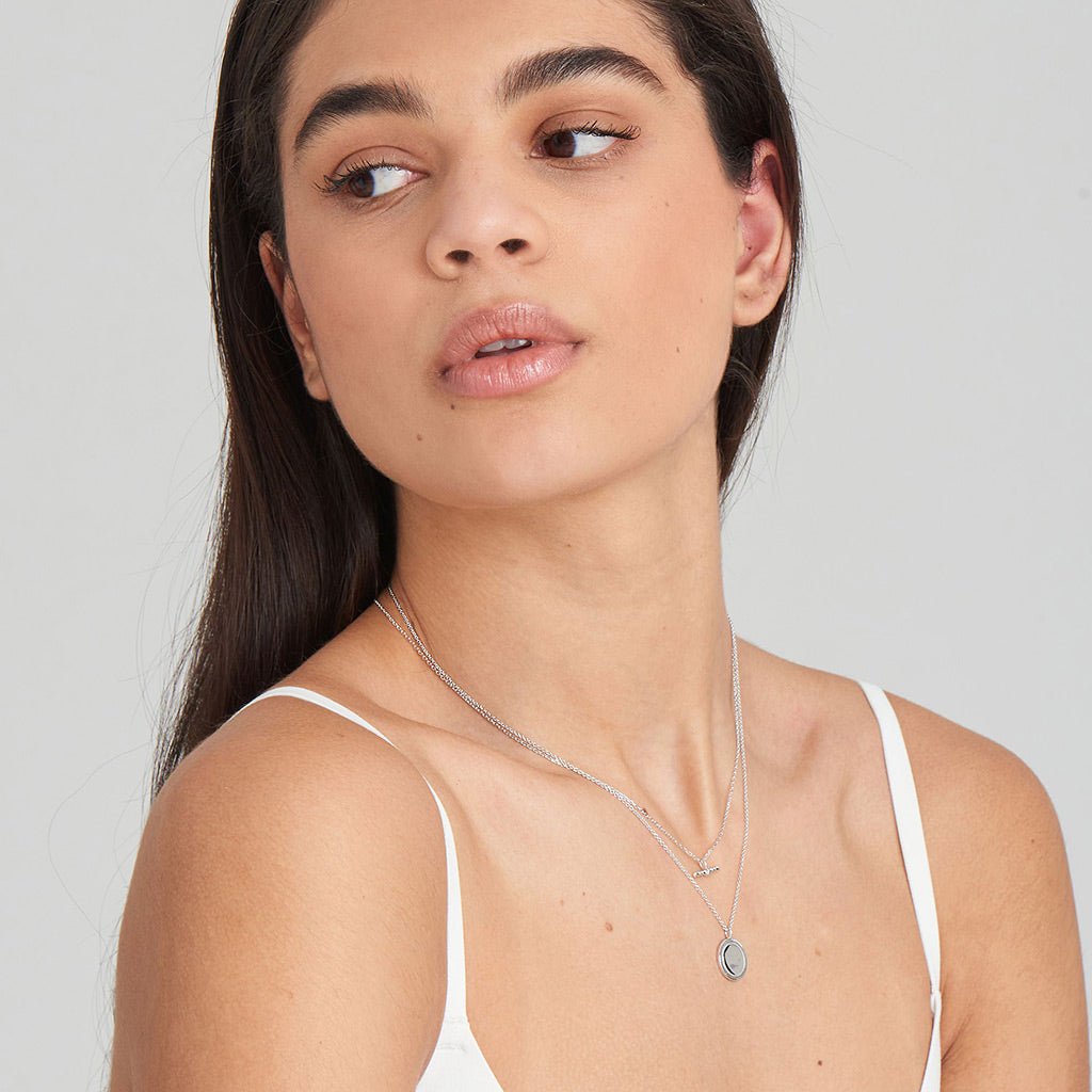 Ania Haie Silver Rope T-Bar Necklace - Jo & Co Home