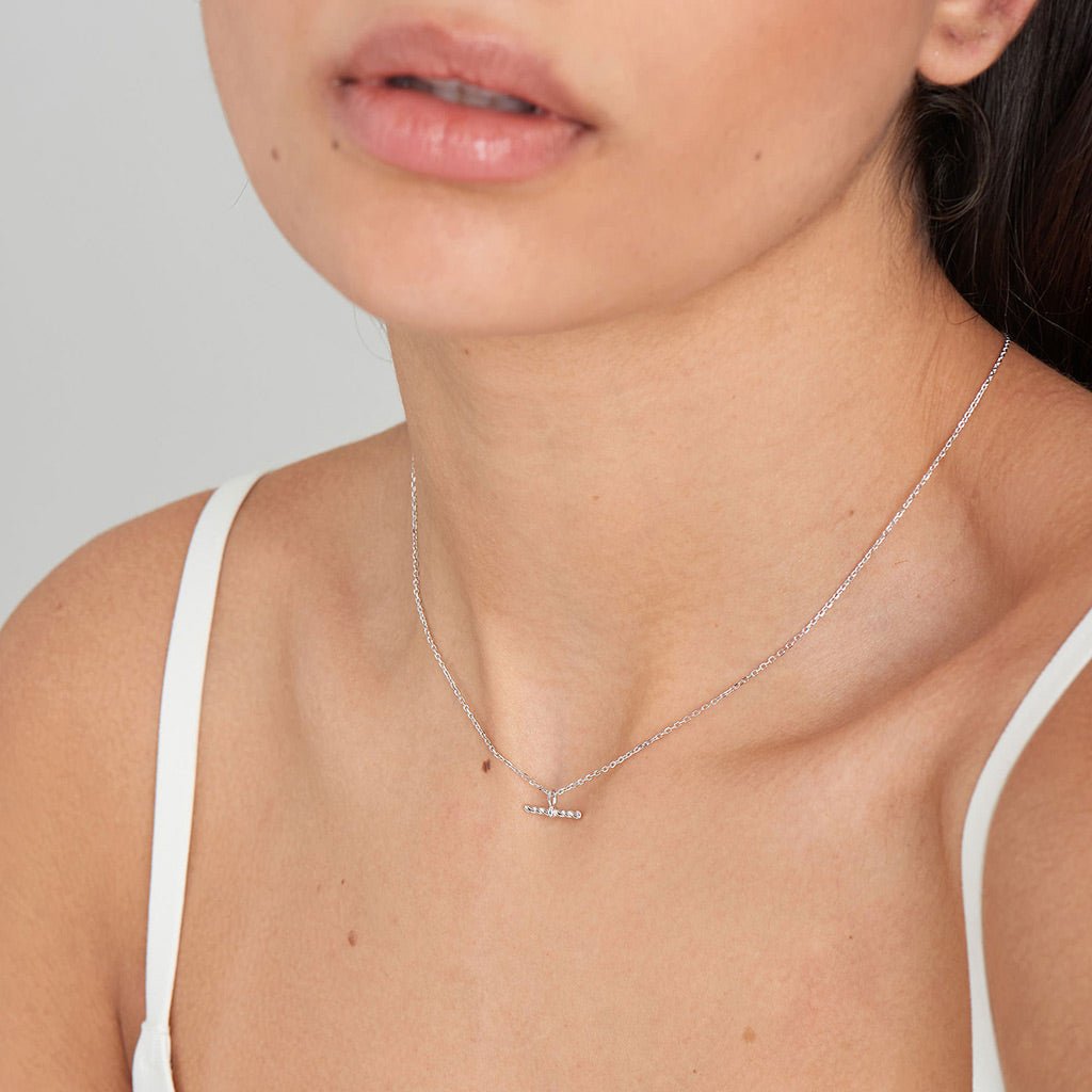 Ania Haie Silver Rope T-Bar Necklace - Jo & Co Home