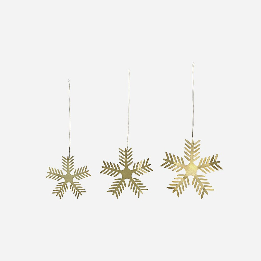 Antique Brass Stars Lamet Hanging Christmas Ornament - Jo & Co HomeAntique Brass Stars Lamet Hanging Christmas OrnamentHouse Doctor5707644832602