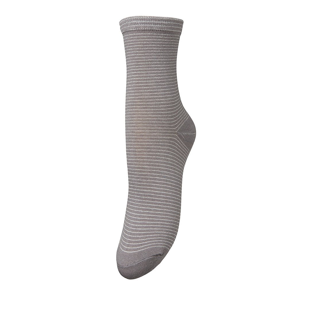 Beck Sondergaard Porpoise Grey Dover Stripe Socks - Jo & Co HomeBeck Sondergaard Porpoise Grey Dover Stripe SocksBeck Sondergaard5710531488950