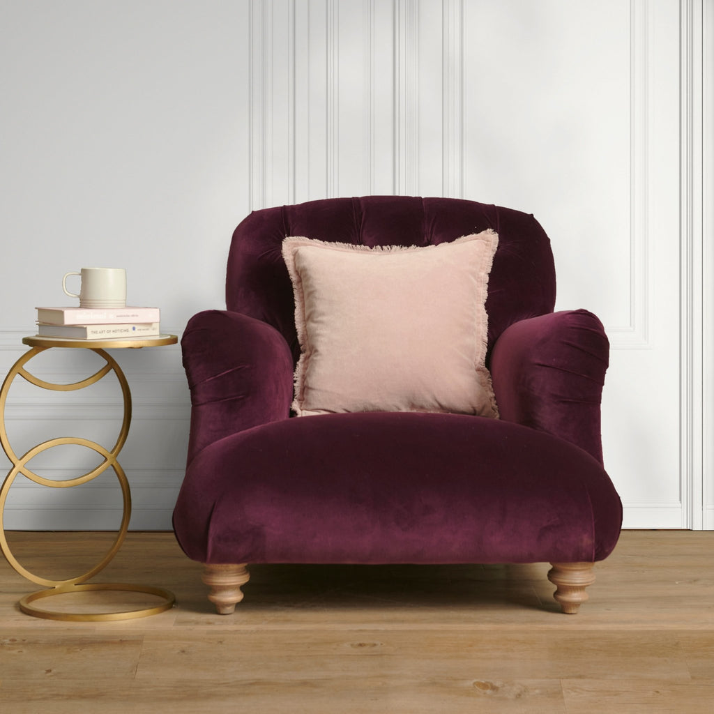 Bertie Buttoned Armchair - Jo & Co Home