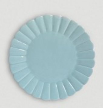 Blue Small Scallop Plate - Jo & Co HomeBlue Small Scallop Plate&K8720168666819