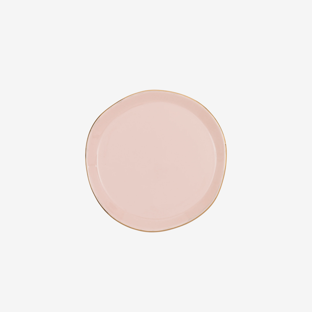 Good Morning Old Pink Plate - Jo & Co Home