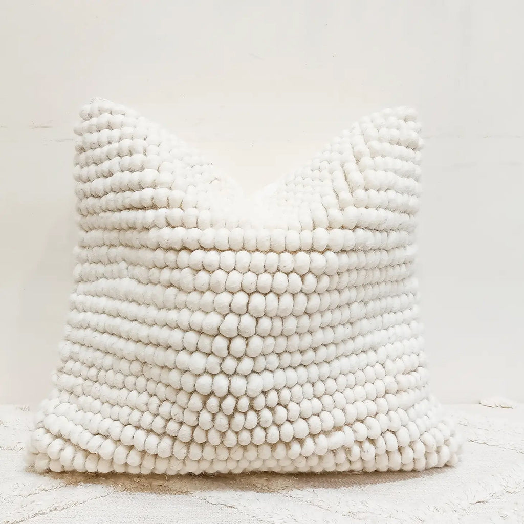 Handwoven Wool Cushion - Jo & Co Home