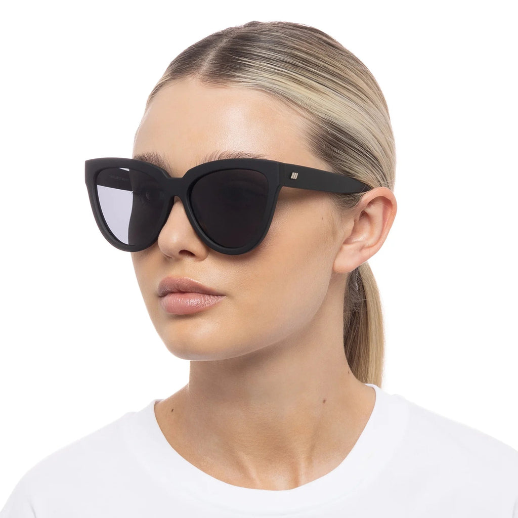 Le Specs Liar Liar Black Rubber Polarised Sunglasses - Jo & Co HomeLe Specs Liar Liar Black Rubber Polarised SunglassesLe Specs