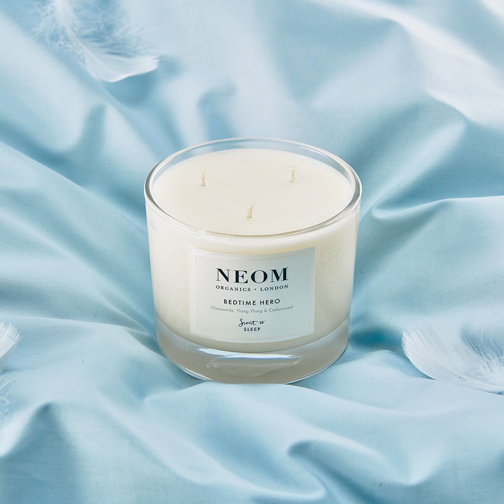 NEOM Bedtime Hero Scented Three Wick Candle - Jo & Co HomeNEOM Bedtime Hero Scented Three Wick CandleNeom