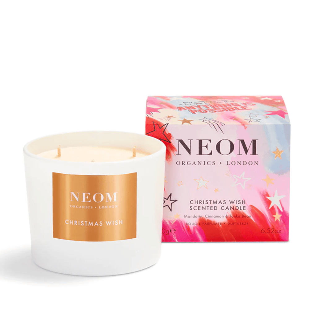 NEOM Christmas Wish Scented Three Wick Candle - Jo & Co HomeNEOM Christmas Wish Scented Three Wick CandleNeom
