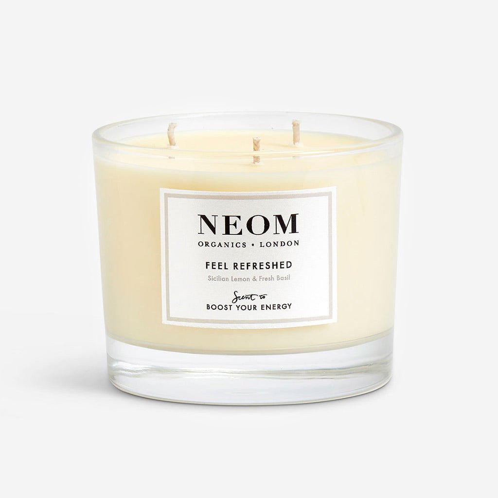 NEOM Feel Refreshed Scented Three Wick Candle - Jo & Co HomeNEOM Feel Refreshed Scented Three Wick CandleNeom