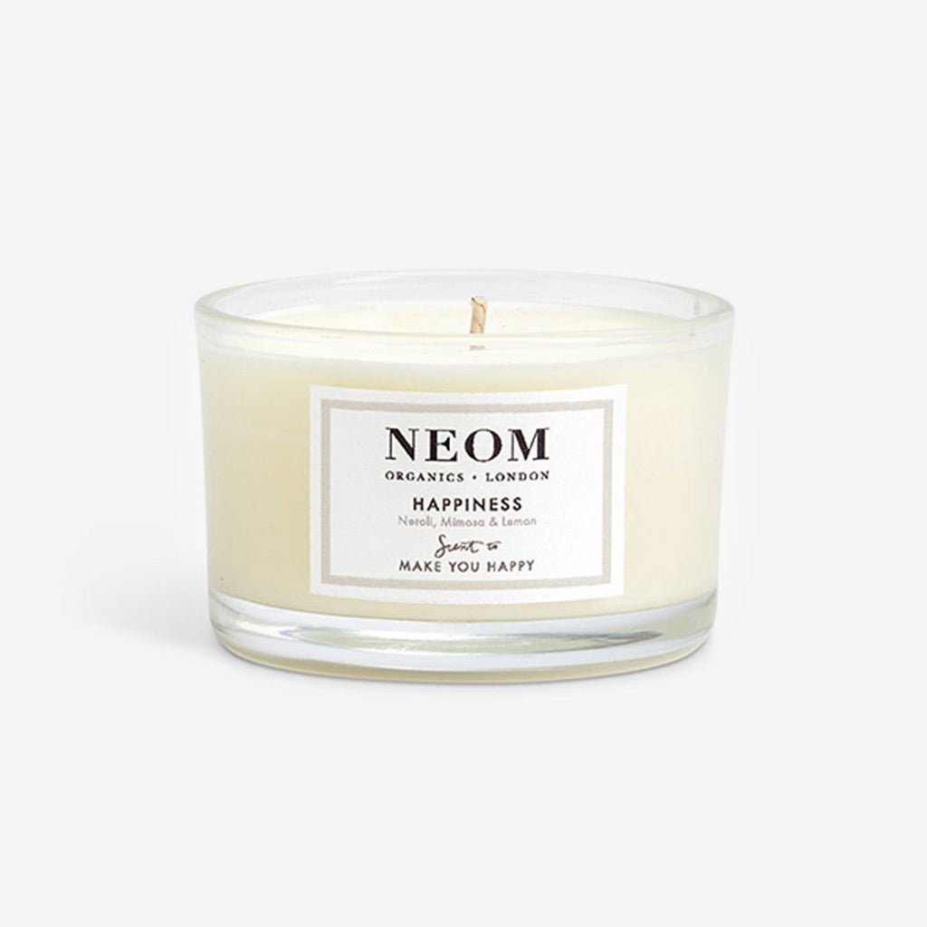 NEOM Happiness Scented Travel Candle - Jo & Co HomeNEOM Happiness Scented Travel CandleNeom5060150363399