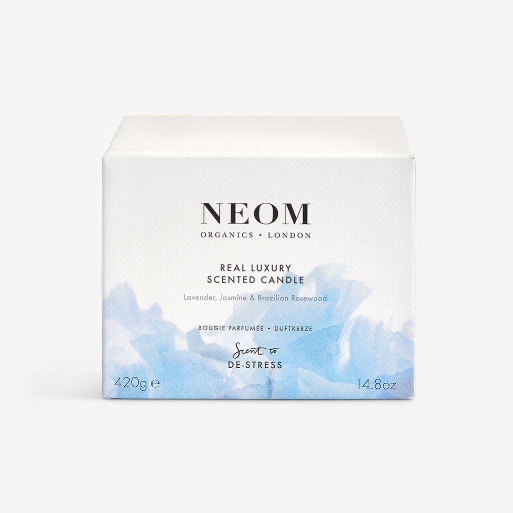 NEOM Real Luxury Scented Three Wick Candle - Jo & Co HomeNEOM Real Luxury Scented Three Wick CandleNeom