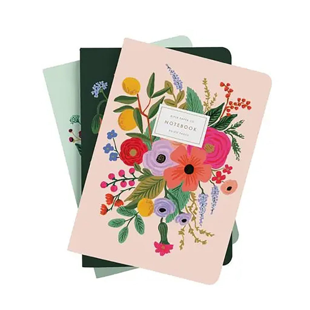 Rifle Paper Co. Assorted Set of 3 Garden Party Notebooks - Jo & Co HomeRifle Paper Co. Assorted Set of 3 Garden Party NotebooksRifle Paper842967101518