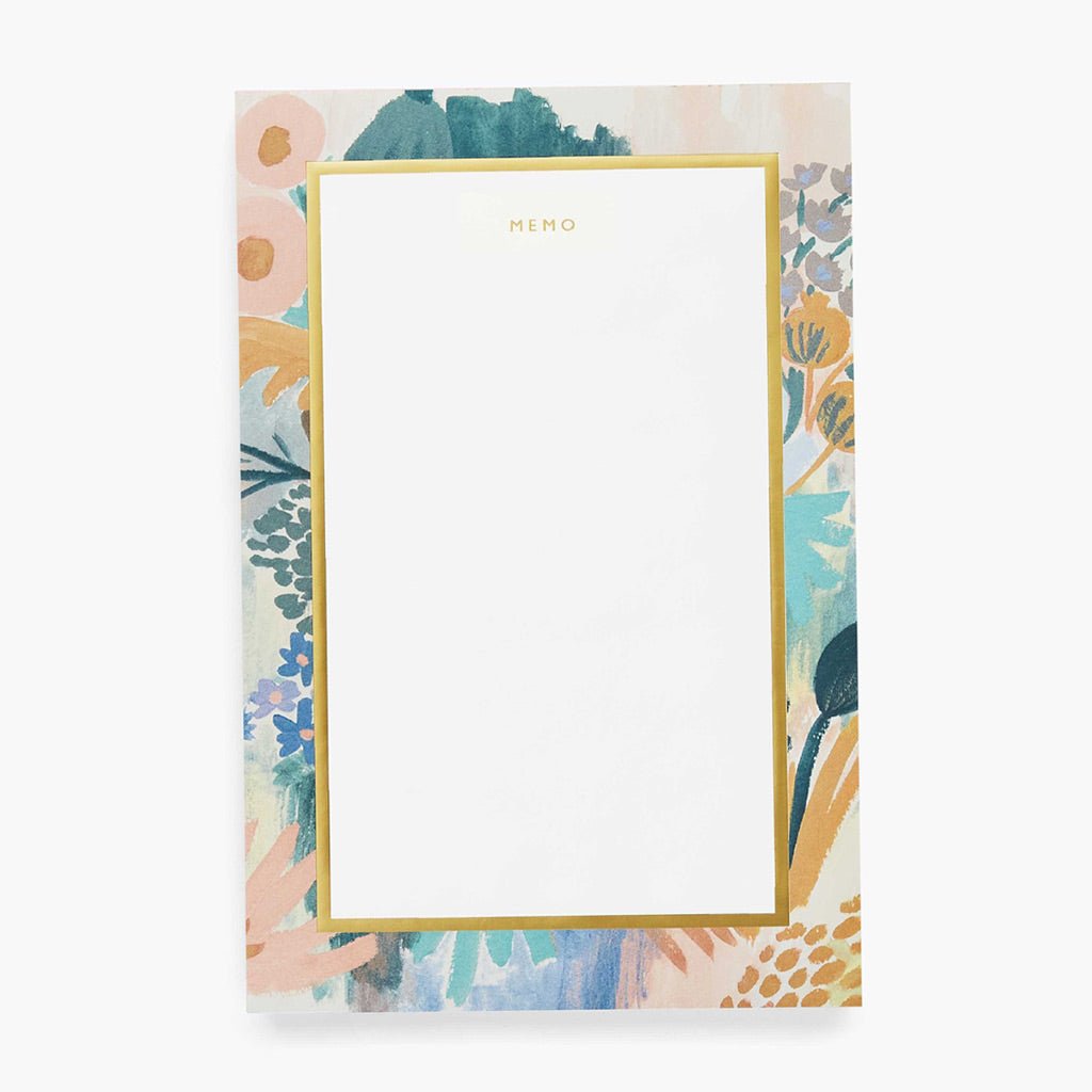 Rifle Paper Co. Luisa Large Memo Notepad - Jo & Co HomeRifle Paper Co. Luisa Large Memo NotepadRifle Paper
