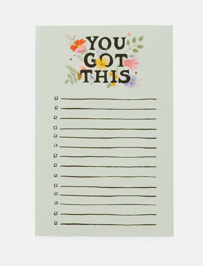 Rifle Paper Co. You Got This Notepad - Jo & Co HomeRifle Paper Co. You Got This NotepadRifle Paper00001651