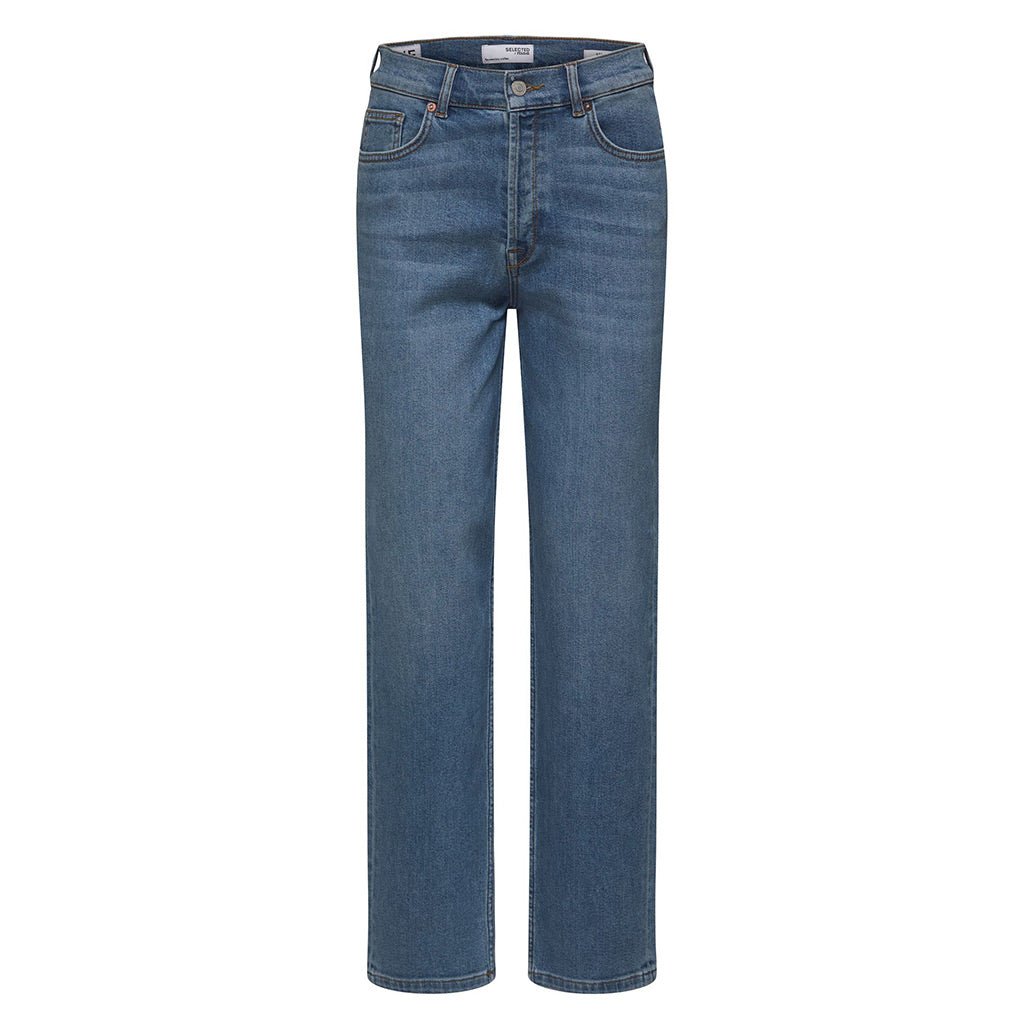Selected Femme Marie Medium Blue Denim Jeans - Jo & Co Home