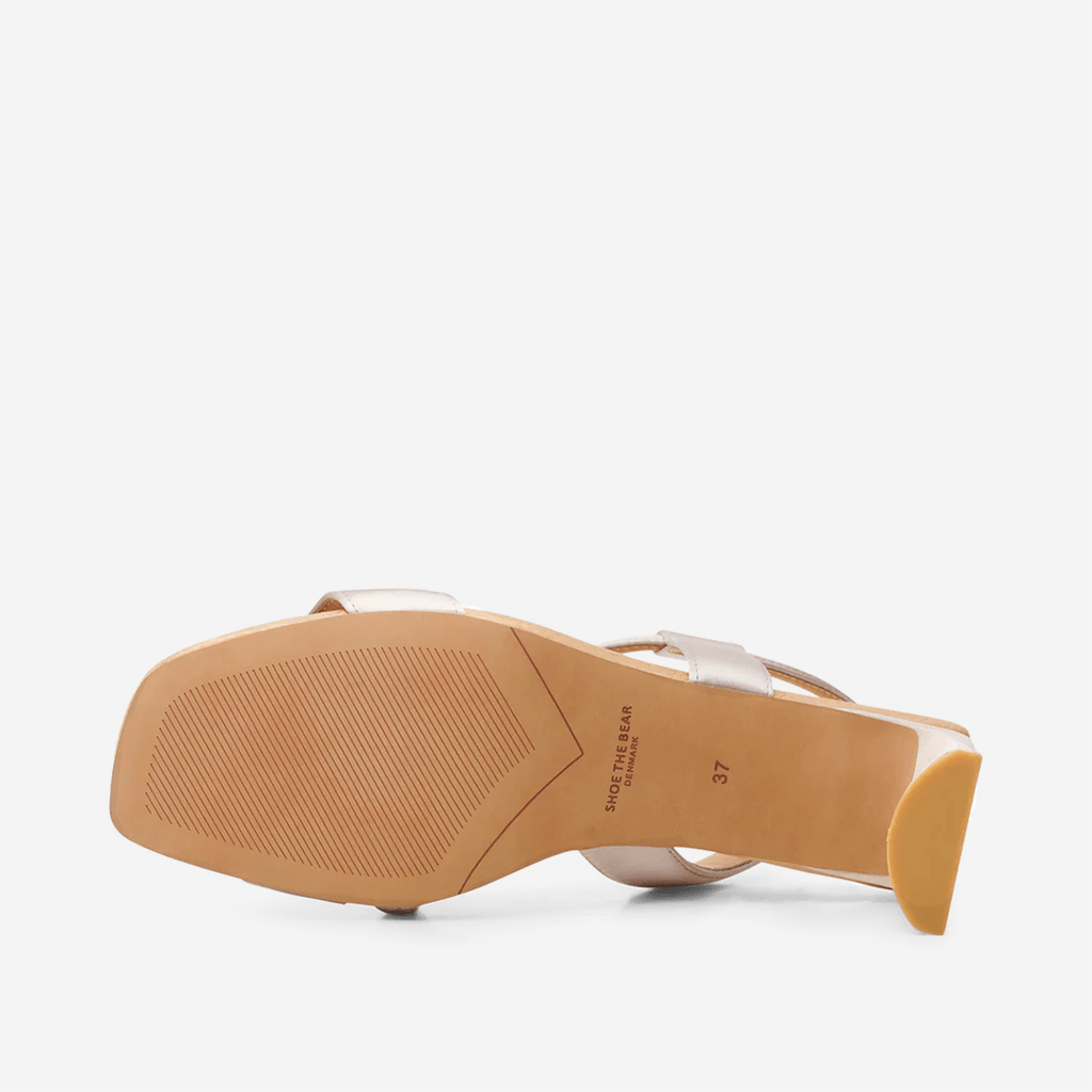 Shoe The Bear Sylvi Off White Satin Slingback Sandals - Jo & Co Home