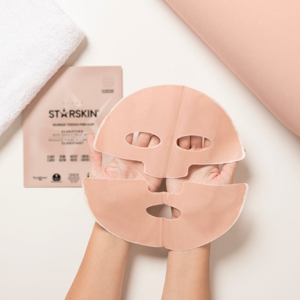 Starskin Silkmud French Pink Clay Purifying Mud Sheet Mask - Jo & Co HomeStarskin Silkmud French Pink Clay Purifying Mud Sheet MaskStarskin