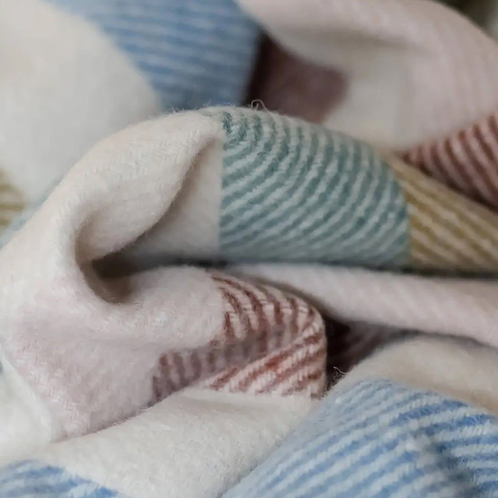 TBCo Rainbow Stripe Recycled Wool Blanket - Jo & Co HomeTBCo Rainbow Stripe Recycled Wool BlanketTBCo